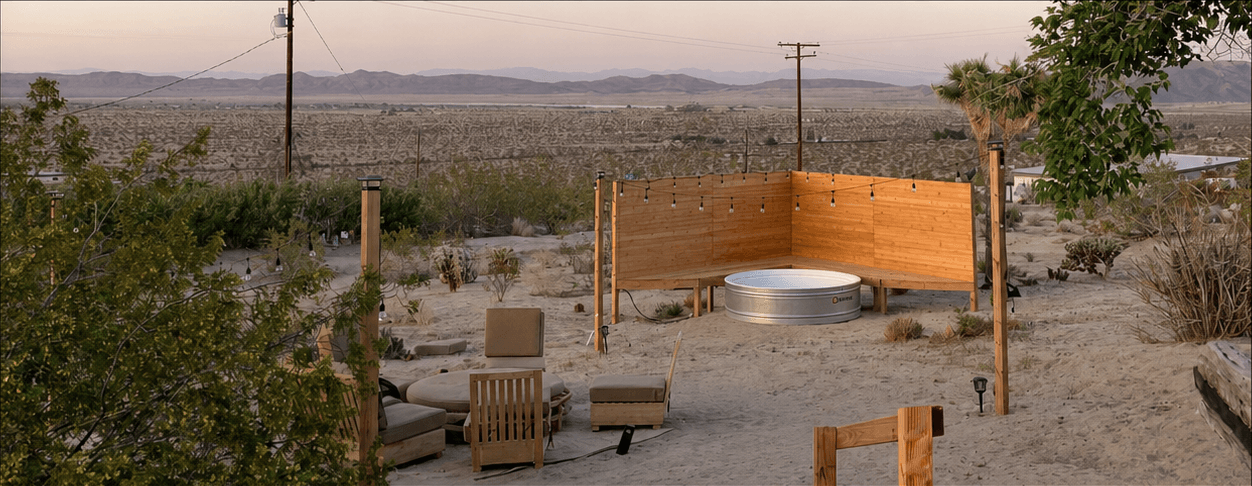 the view from techie's Joshua Tree retreat